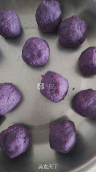 #新良第一烤大赛#purple Potato Mooncake Crisp recipe