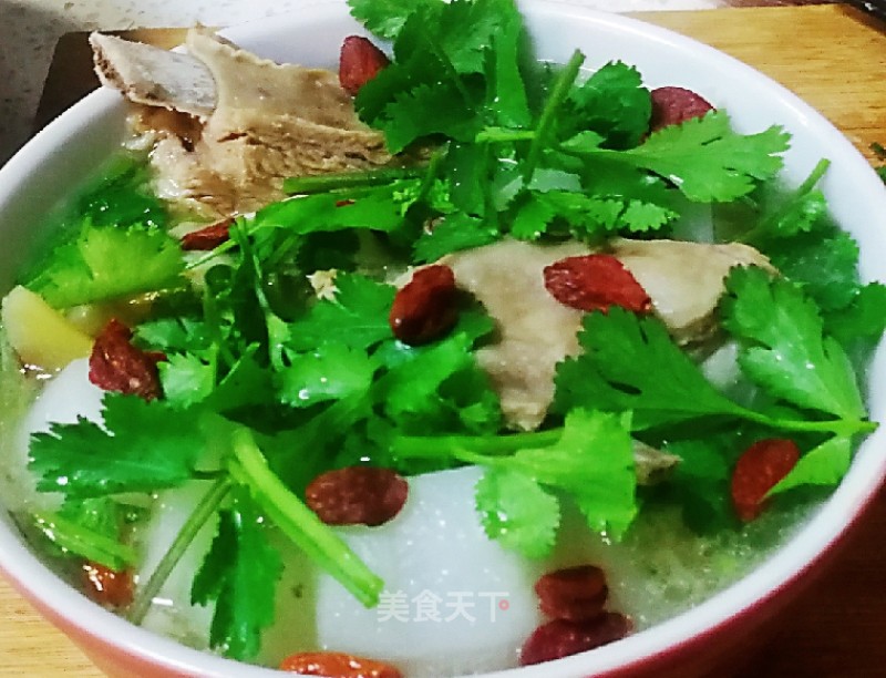 Lamb Scorpion Stewed Radish in Clear Soup recipe