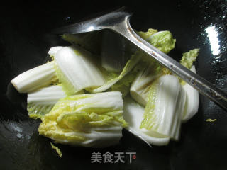 Stir-fried Baby Cabbage with Lard Residue recipe