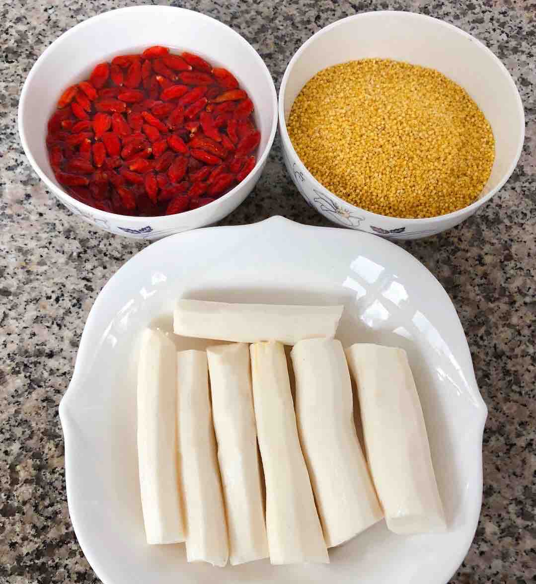 Millet Porridge with Chinese Yam and Wolfberry recipe