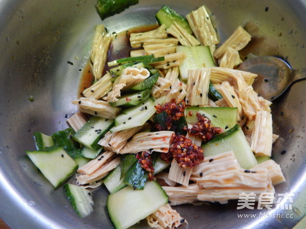 Cold Cucumber Yuba recipe