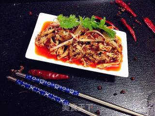 Dad's Favorite of Spicy Chicken Shredded in Cold and Spicy Sauce recipe