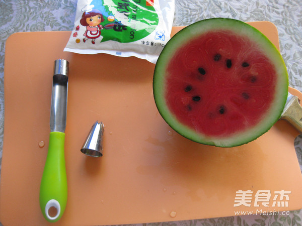 Watermelon Milk Pudding recipe