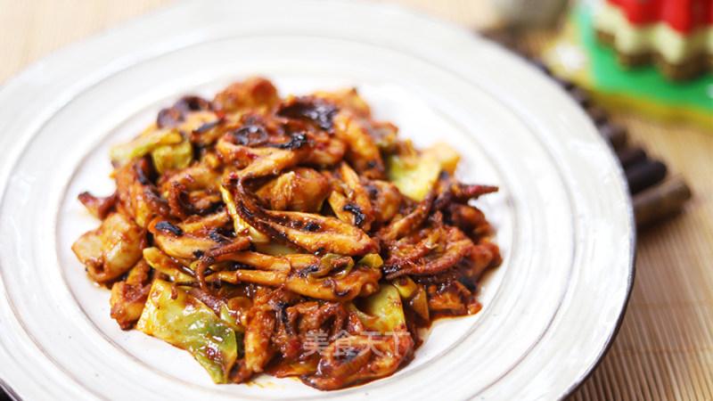 Korean Spicy Stir-fried Octopus recipe