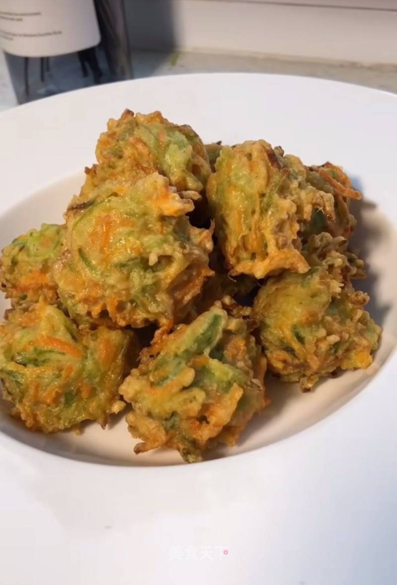 Fried Carrot Meatballs recipe