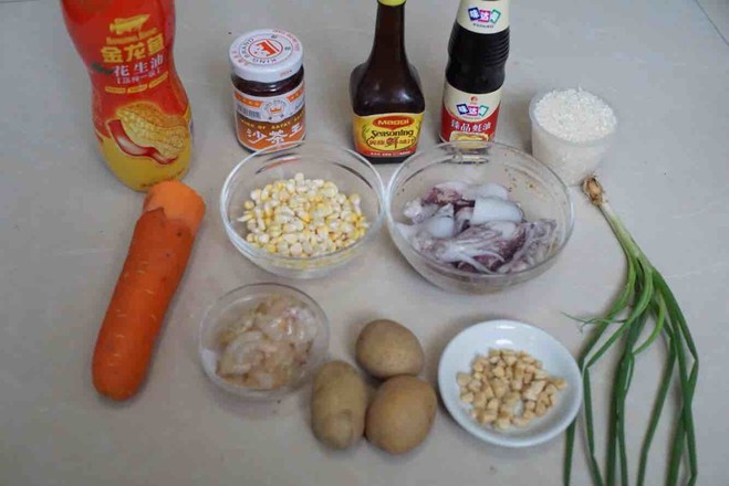 Shacha Seafood Fried Rice recipe