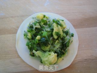 Leek Egg Vermicelli Pie recipe