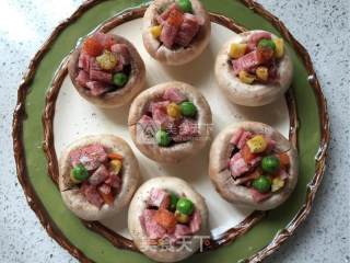 Grilled Mushrooms with Black Pepper Bacon recipe