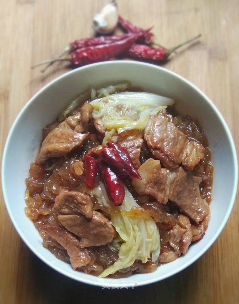 Pork and Cabbage Stewed Vermicelli
