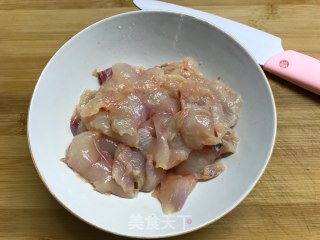 Black Fish Fillet with Pickled Vegetables recipe