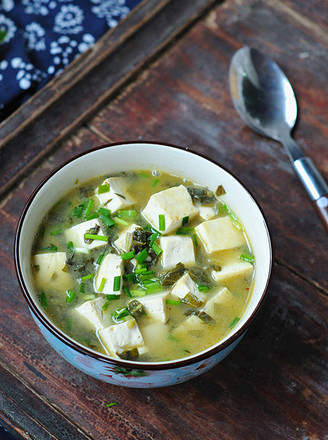 Houttuynia Tofu Soup recipe