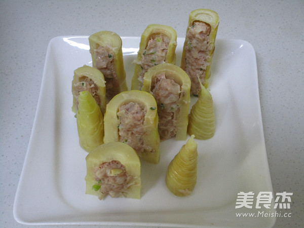 Bamboo Shoots Stuffed with Meat recipe