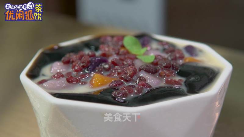 Taro Balls Baked Milk Crushed Ice recipe