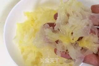 Milk Peach Gum White Fungus Soup recipe