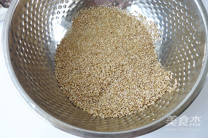 Shiitake Fish Dice Quinoa Rice recipe