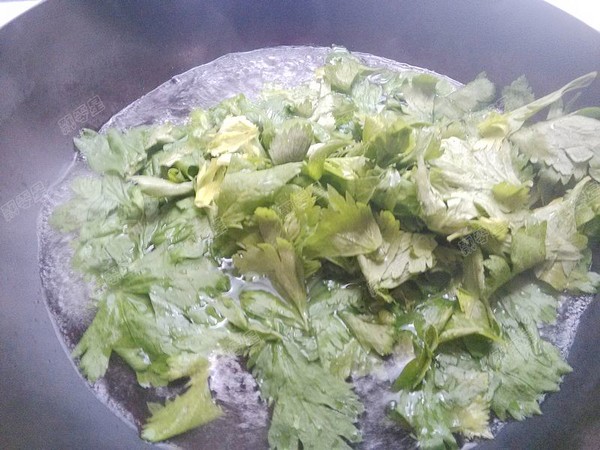 Celery Leaf Salad recipe