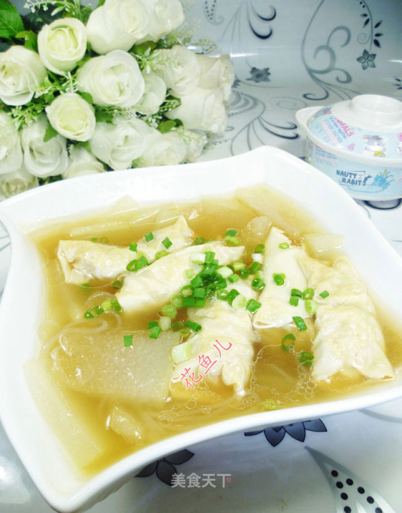 Vermicelli Noodle Soup with Winter Melon Soup recipe