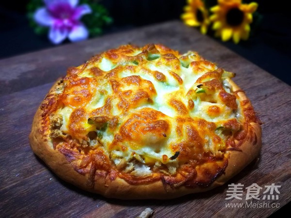 Tuna and Shrimp Pizza recipe