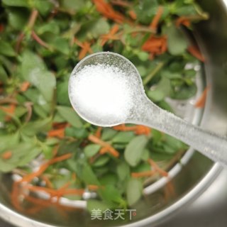 Steamed Purslane recipe