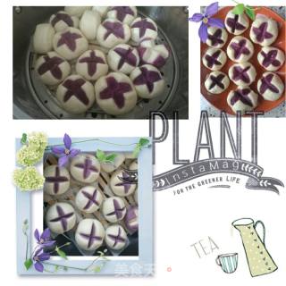 Purple Sweet Potato Bun recipe