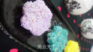 Nutritional Colored Rice Balls recipe