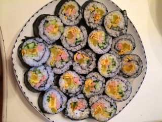 Refreshing Hand-rolled Sushi recipe