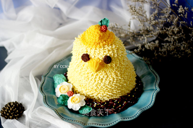 #四session Baking Contest and It's Love to Eat Festival#three-dimensional Little Chicken Decorating Cake recipe