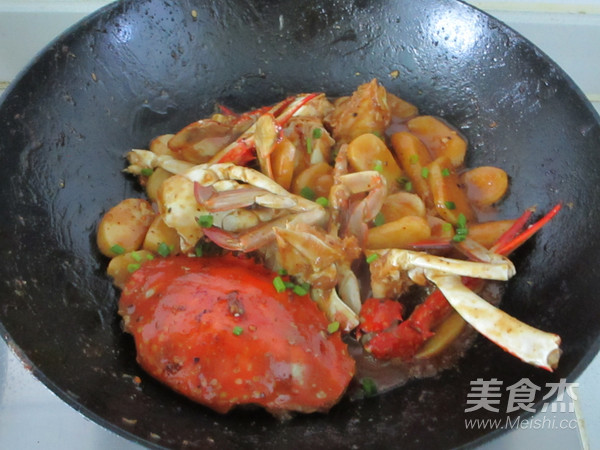 Soy Sauce Rice Cake Crab recipe