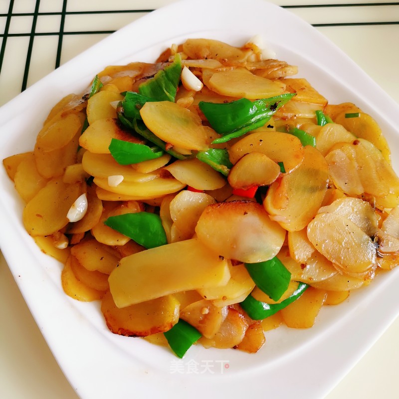 Stir-fried Potato Chips recipe