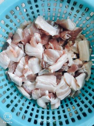 Stir-fried Pork Belly with Cauliflower recipe