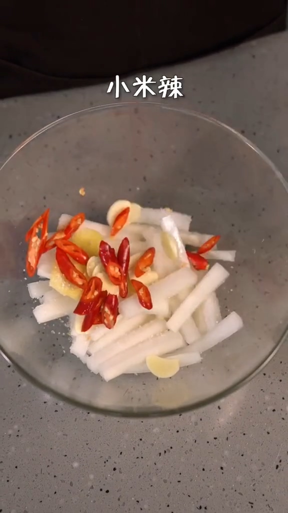 Refreshing and Crisp Radish recipe