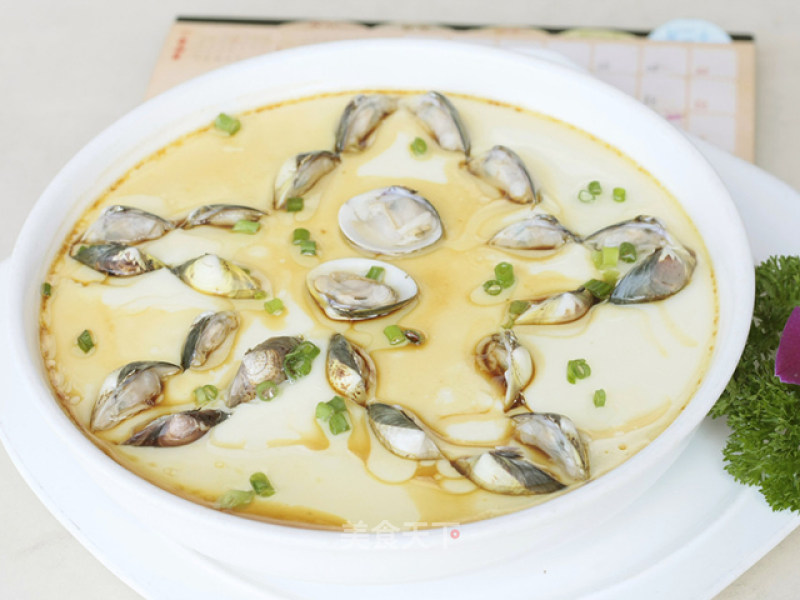 Steamed Egg with Clams recipe