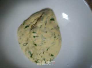 Steamed Celery Leaf Pancake recipe