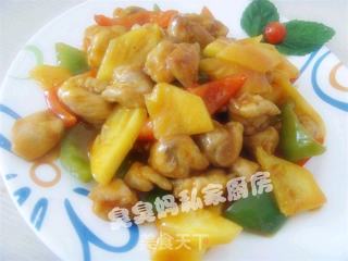 Sweet and Sour Pork with Spinach recipe