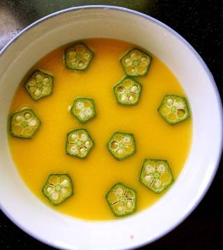 Okra Stewed Egg recipe