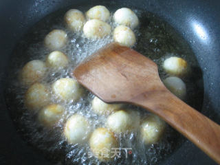 Fried Eggplant with Tiger Skin and Quail Eggs recipe