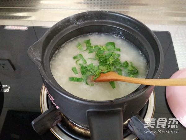 Shrimp and Vegetable Porridge recipe