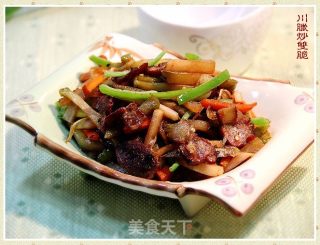 Quick Stir-fry "soy Sauce and Sichuan Lac Sauce Double Crisp" recipe