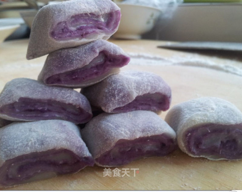 Purple Sweet Potato Donkey Rolling