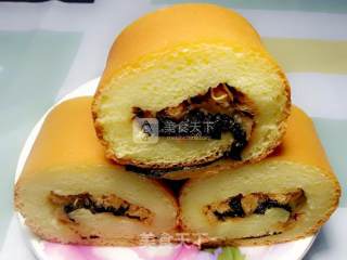 Pork Floss Cake Roll recipe