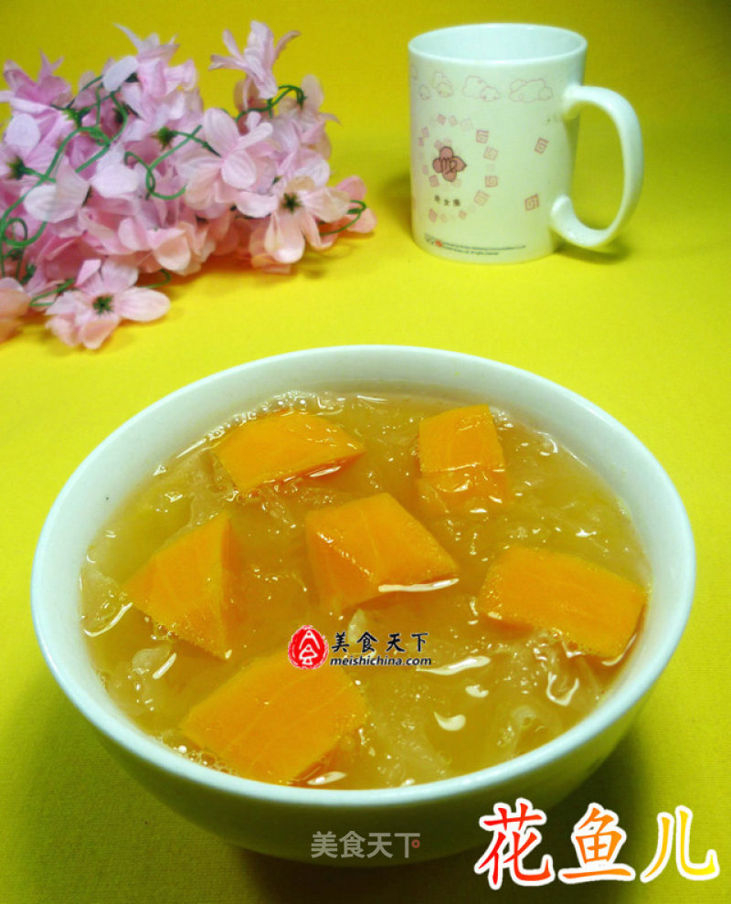 White Fungus and Pumpkin Sweet Soup recipe