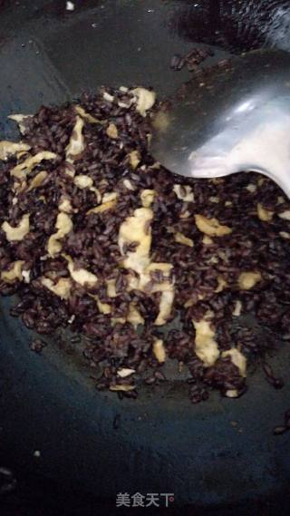 Fried Black Rice recipe