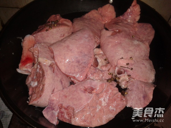 Spicy Pork Lung recipe