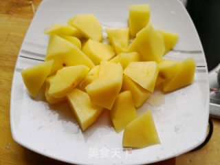 Stir-fried Fungus with Pumpkin and Potatoes recipe