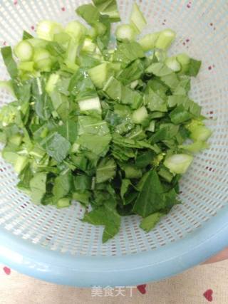 Fried Rice with Choy Sum and Egg recipe