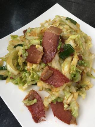 Stir-fried Cabbage with Bacon recipe
