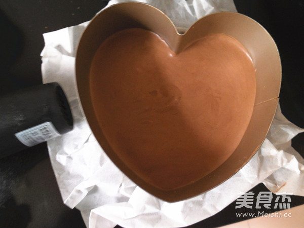 Dove Black Heart-shaped Mousse Cake recipe