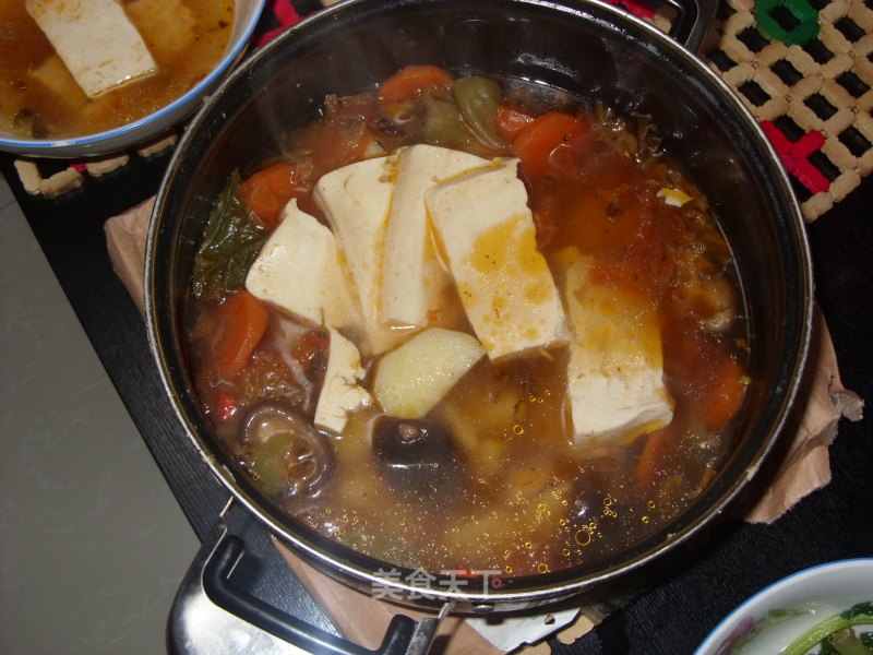 Tofu Hot and Sour Pot recipe