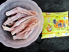 Spicy Duck Feet recipe