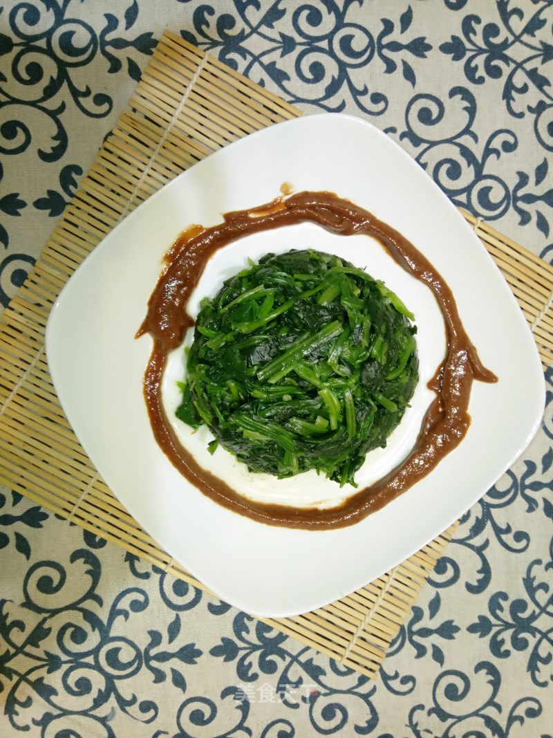Spinach with Sesame Sauce recipe